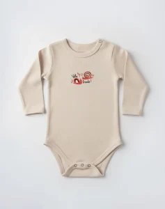 Body avec manche beige