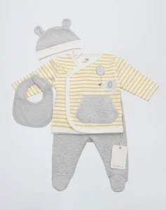 Pyjama cotton à bande2