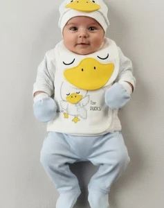 Pyjama cotton croisé Canard