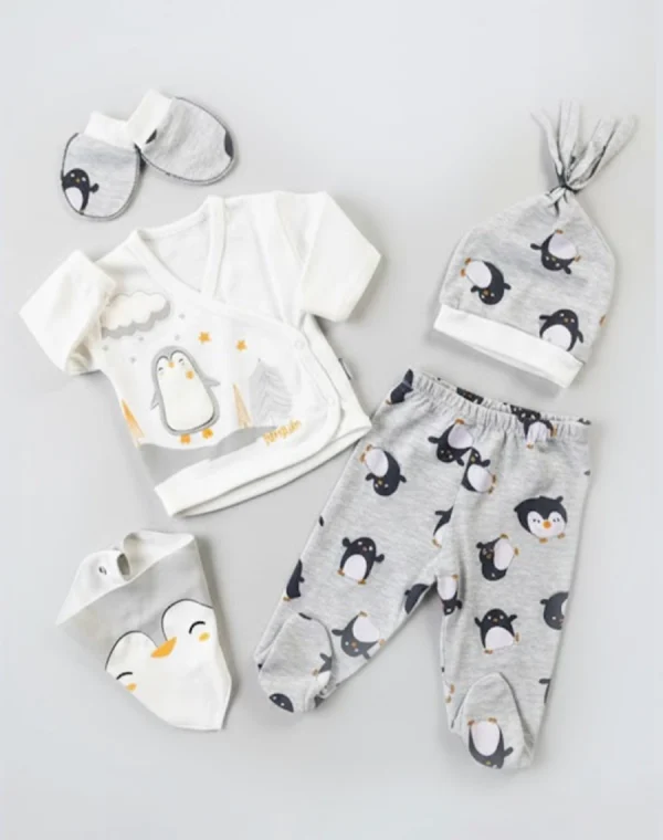 Pyjama cotton croisé Penguin