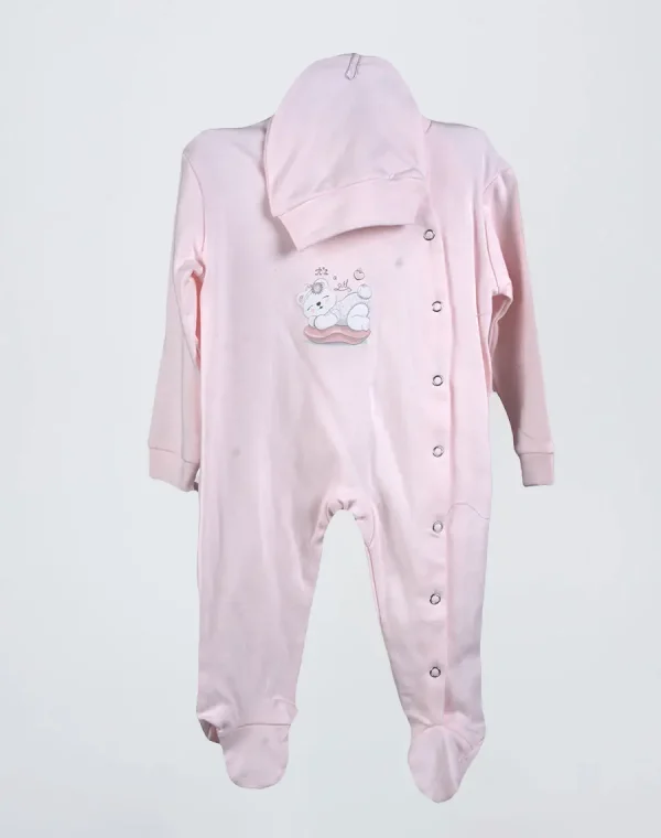 grenouillère coton avec bonnet min