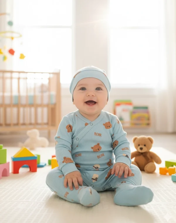 Second image of grenouillère coton- une à une-min