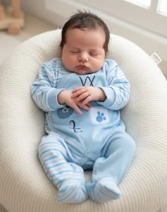 grenouillere velour-rasé avec motif-2