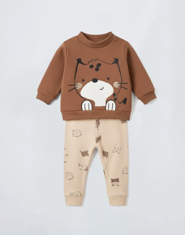 pyjama cotton chatte