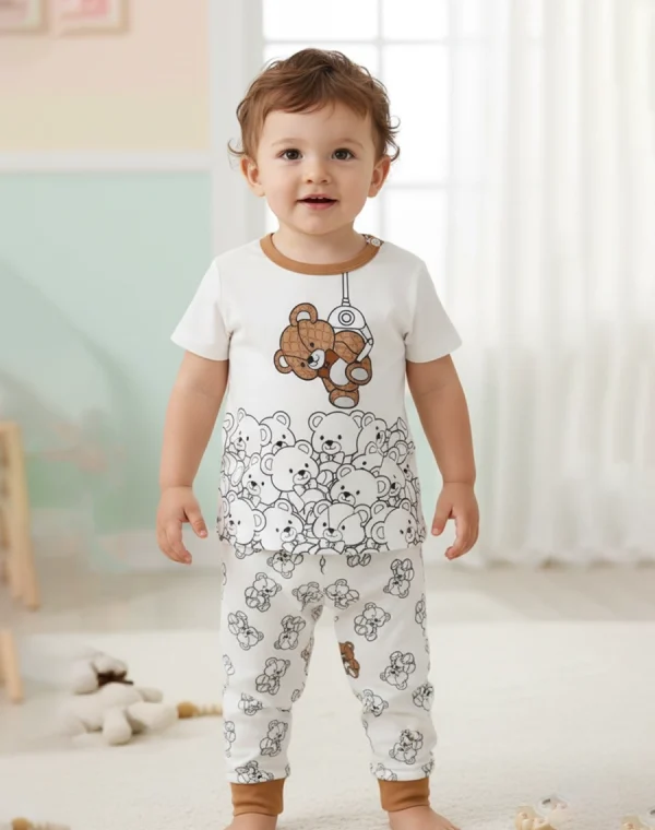 Second image of pyjama cotton ours