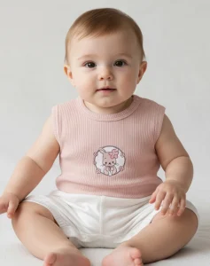 tricot rose sans manche